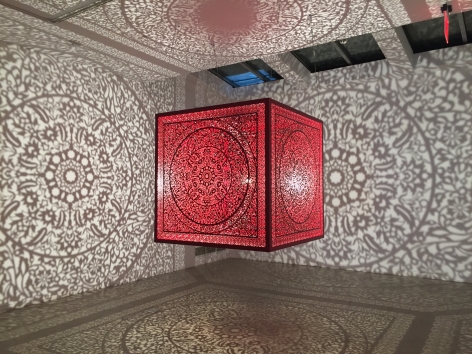 Anila Quayyum Agha - All the Flowers Are for Me (Red - Ed. of 2)