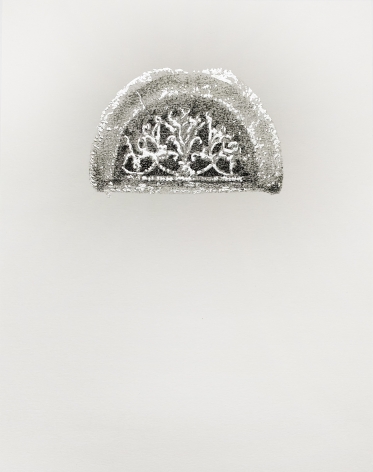 Najmun Nahar Keya  Corinthian Dhaka (7)  Charcoal, graphite, rabbit skin glue, silver, on Fabriano archival paper  11 x 14 in.  2019