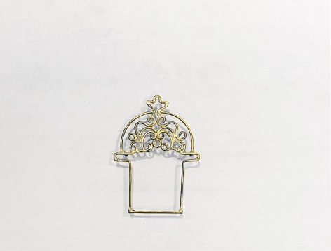 Najmun Nahar Keya  Yume-no-sen (12)  Gas welded brass and gold leaf on Japanese paper, wood, archival glue  12 x 9.4 in.  2019