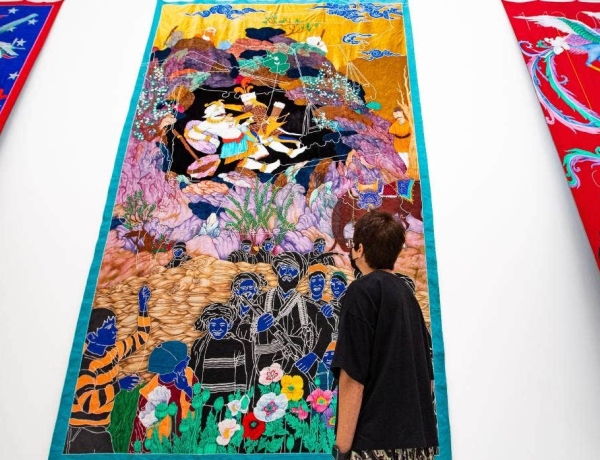 STUFF | Three tapestries smuggled out of Afghanistan are part of a new exhibition at New Plymouth Govett Brewster Art Gallery