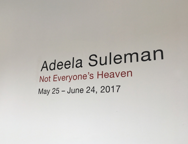 Adeela Suleman at Pinakothek der Moderne, Munich